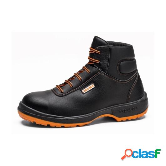 Bota T43 S2 Pu-Dd Puntera/plantilla Metal Haya Piel Negro