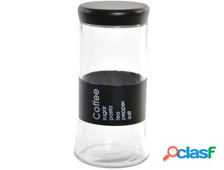 Bote Galleta- Conserva HOGAR Y MÁS Dark (metal y cristal)