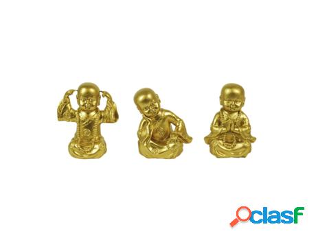 Budas Dorados Surtidos Incluye 3 Unidades Figuras Budas