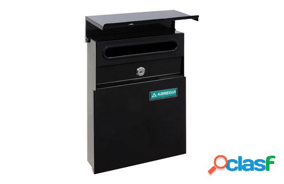 Buzón exterior Arregui Line acero Negro