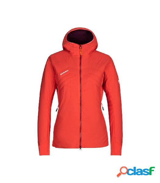 CHAQUETA FIBRA MAMMUT CON CAPUCHA RIME LIGHT IN FLEX MUJER
