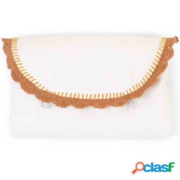 CHILDHOME Colchoneta cambiador Angel jersey crochet crudo