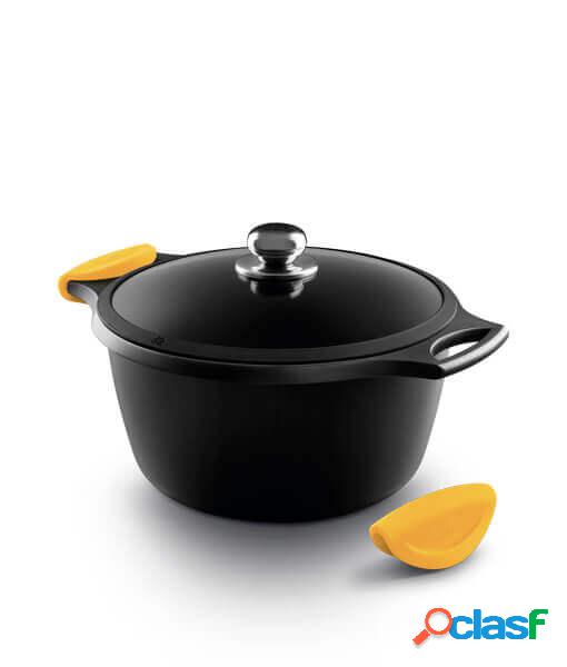 Cacerola alta Castey Yellow Line 24cm