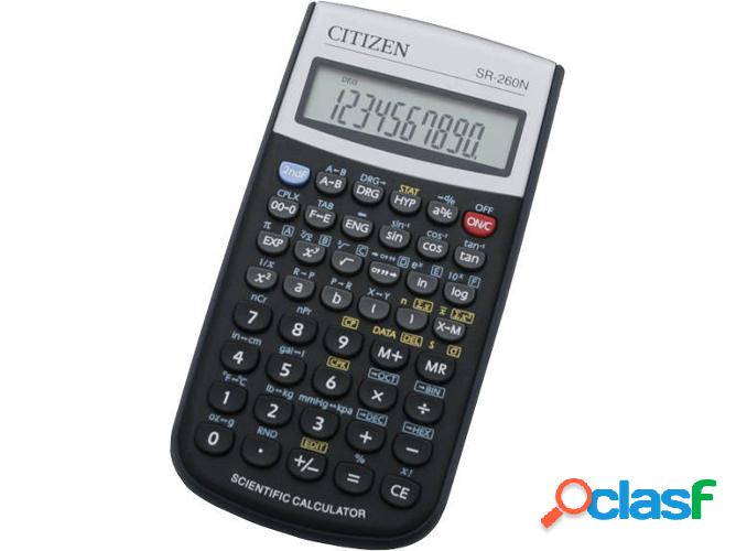 Calculadora Científica CITIZEN SR 260 Negro (12 dígitos)