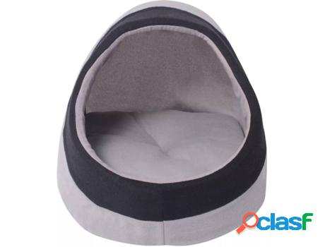 Cama para Gatos VIDAXL Iglú (Gris - Poliéster)