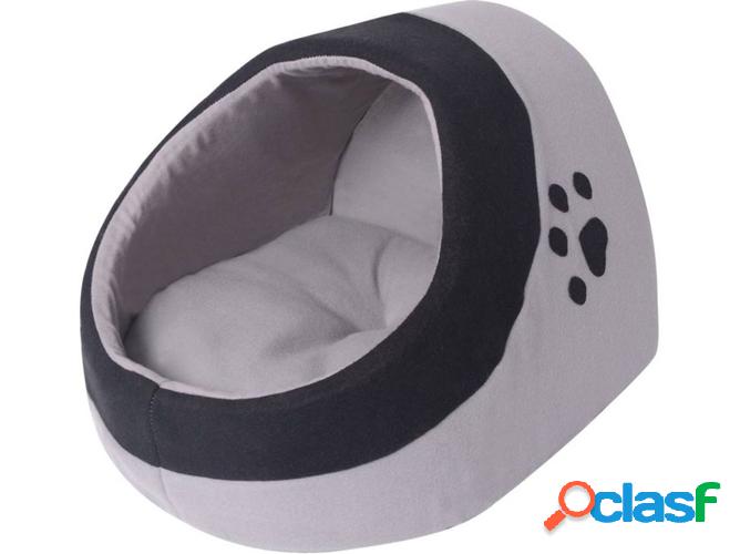 Cama para Gatos VIDAXL Iglú (Gris - Tamaño M)
