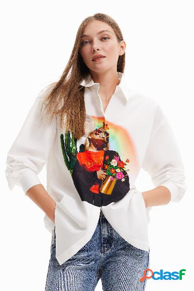 Camisa oversize collage