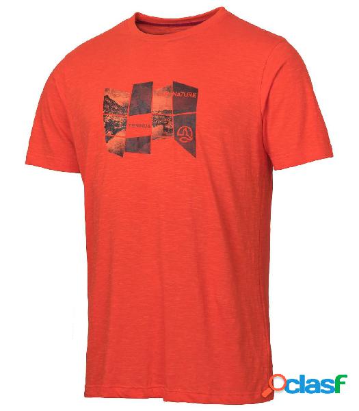 Camiseta Ternua Vorug Hombre Orange Red XL