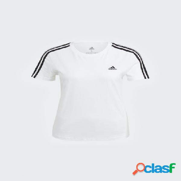 Camiseta casual adidas 3s mujer