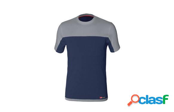 Camiseta de trabajo Stretch Azul/Gris Tallam