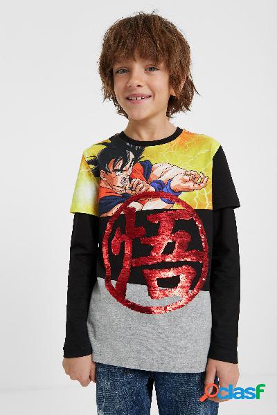 Camiseta lentejuelas "Dragon Ball"