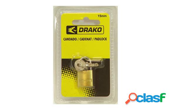 Candado de latón Drako 15 mm.