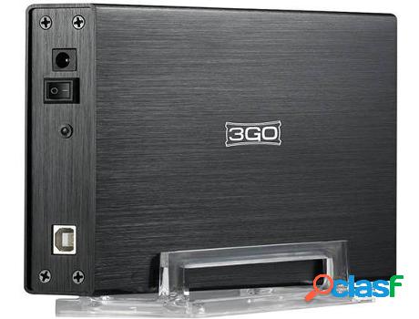 Carcasa para Discos Externos HDD 3GO HDD35BKIS