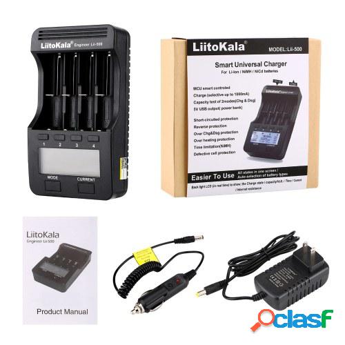 Cargador de batería LiitoKala Lii-500 Cargador inteligente