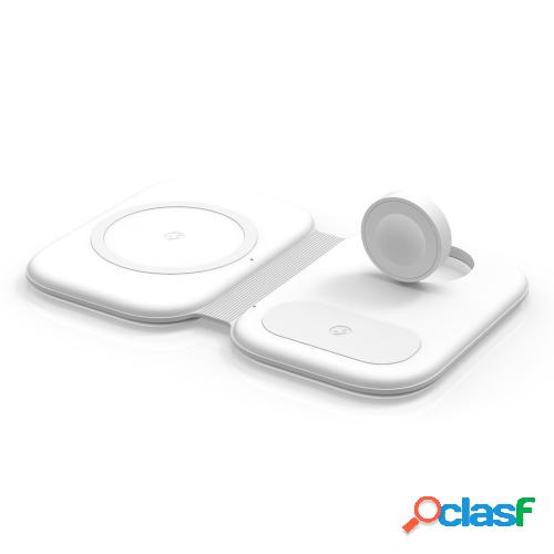 Cargador inalámbrico plegable magnético F20 3 en 1