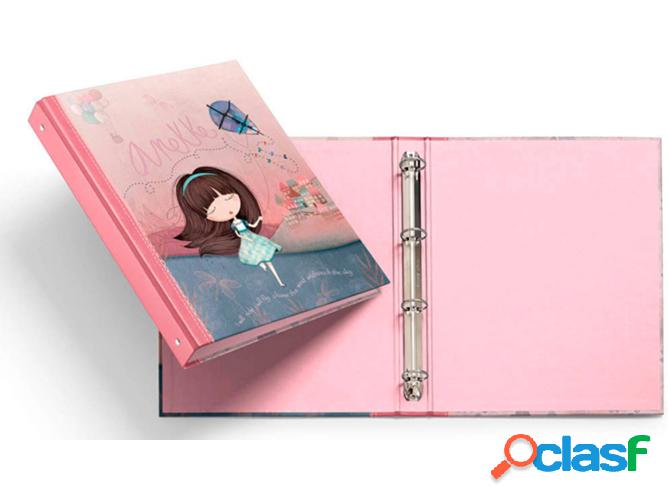 Carpeta ANEKKE Liberty Rosa (26 x 32 x 4 cm)