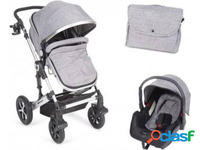 Carrito de Bebé Trio KIKKA BOO 1 Transformable Dark Gris