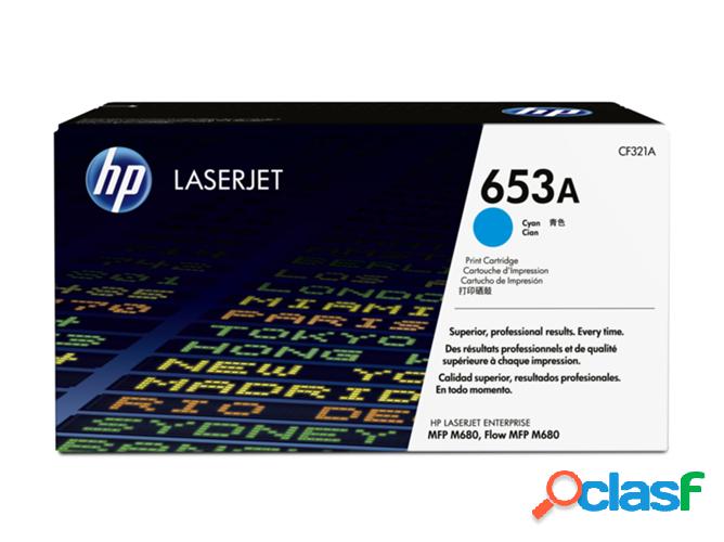 Cartucho de tóner original LaserJet HP 653A cian para