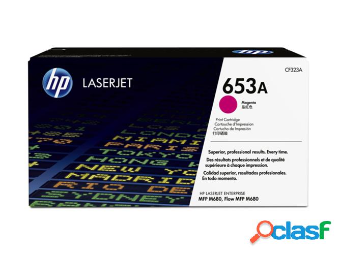 Cartucho de tóner original LaserJet HP 653A magenta para