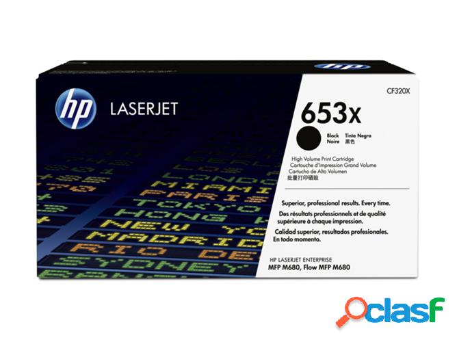 Cartucho de tóner original LaserJet HP 653X de alta
