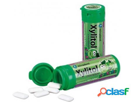 Chicles Xylitol Kids Sabor Manzana MIRADENT (30 Unidades)