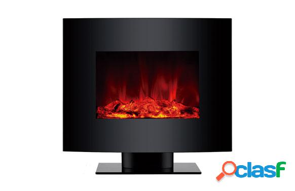Chimenea Electrica con Pie Purline FRONTAL CURVO 2000W