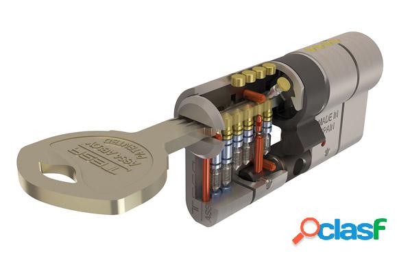 Cilindro latón llave puntos Tesa T7553040L