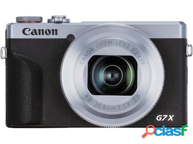 Cámara Compacta CANON Powershot G7X Mark III (Plateado -