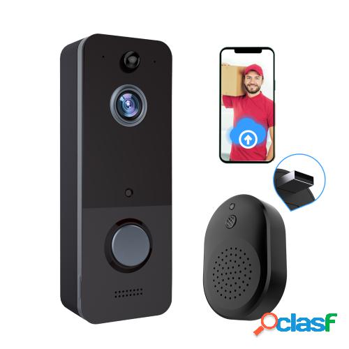 Cámara de timbre WIFI inalámbrica con timbre interior IP65