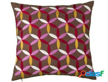 Cojines HOGAR Y MÁS Con Relleno Marrón (45 x 45 cm)