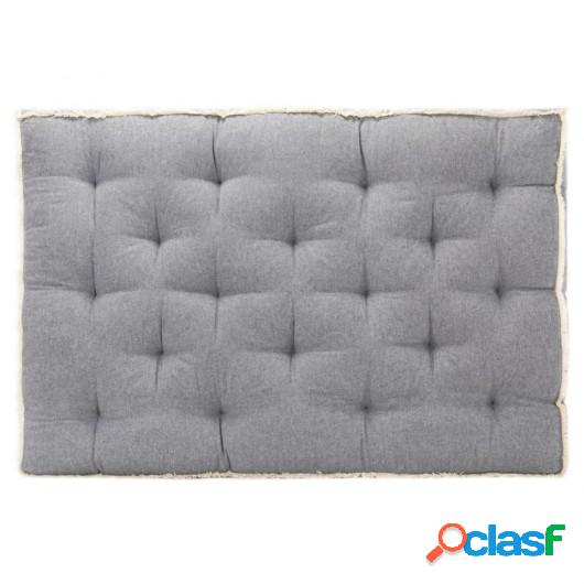 Cojín para sofá de palets gris antracita 120x80x10 cm