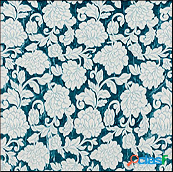 Colcha Edredon Jacquard. Modelo Versalles - Azul / Cama 90