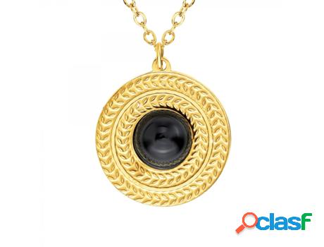Collar SC_BOHEME (Acero - Dorado - 40cm)