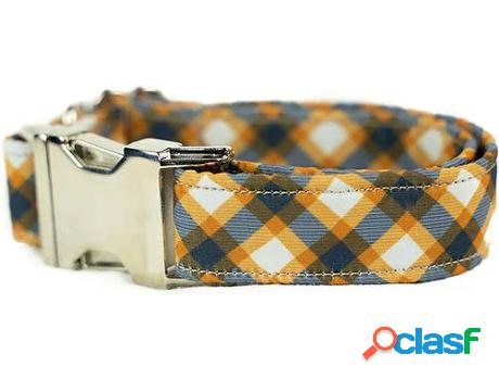 Collar para Perros PETS & PROPS Royal Blue Plaid (Azul -