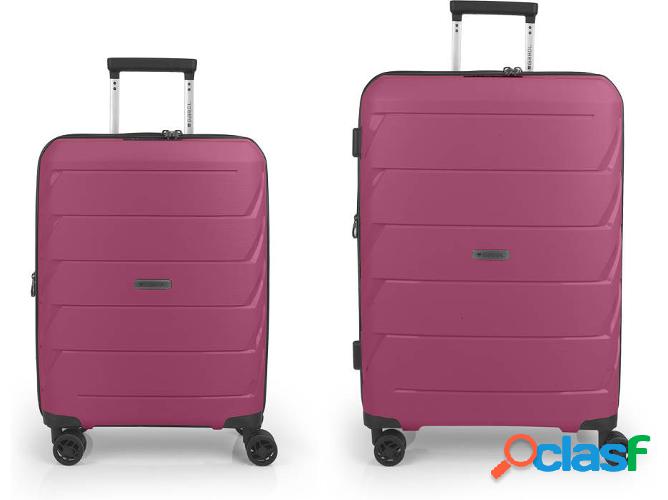 Conjunto 2 Maletas de Viaje GABOL Sakura (130 L - Rosa)