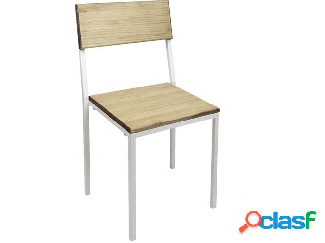 Conjunto 4 Silla DS MUEBLES 781379 iCub (Blanco - 40 x 40 x