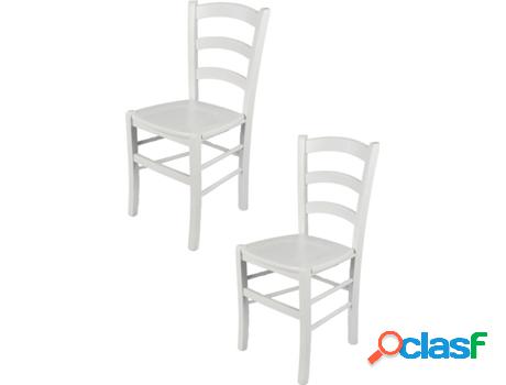 Conjunto de 2 Sillas T M C S Venezia 141BIA (Blanco -