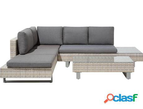 Conjunto de Jardín Set Relax para Jardín Lanciano (Gris -