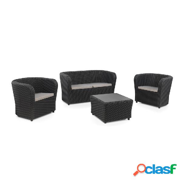 Conjunto de Jardín Shaf Set Nova 3 piezas Gris