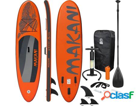 Conjuntos de Paddle Surf ECD GERMANY Makani Naranja