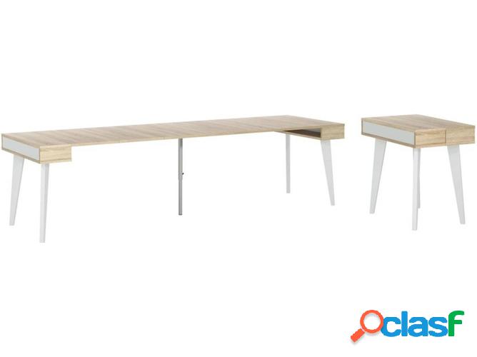 Consola SKRAUT HOME CONSEXT300NORCUADR (Blanco - Melamina)