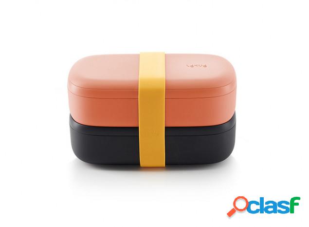 Contenedor de alimentos LunchBox To Go Lékué Coral 1L