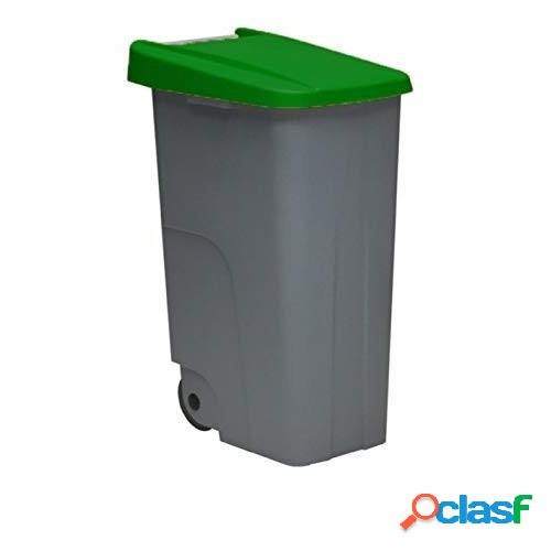 Contenedor de reciclaje verde Eco Denox 110L