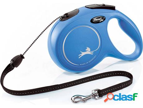 Correa para Perros FLEXI Longitud Ajustable (Azul - 8 m -