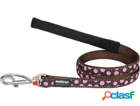 Correa para Perros RED DINGO Puntos Rosa (2 x 120 cm)
