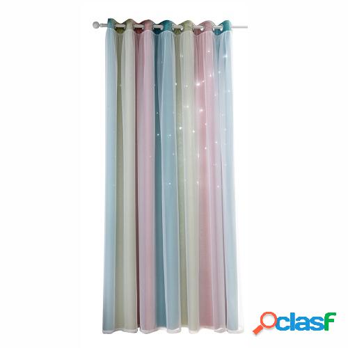 Cortinas de estrella de 1 panel Cortinas opacas de estrellas