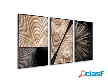 Cuadro DEKOARTE Estilo Nature, Madera, Nórdico (150x70 cm)