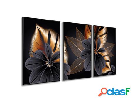 Cuadro DEKOARTE Estilo Nature, Plantas, Flores (150x70 cm)
