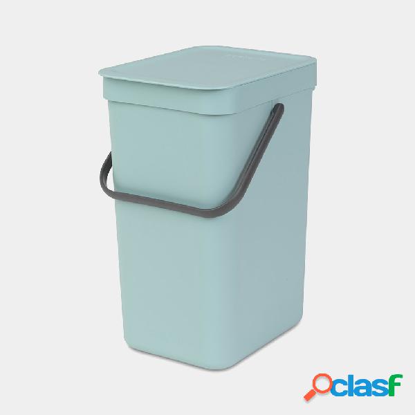 Cubo de Reciclaje Brabantia Sort & Go Mint 12L