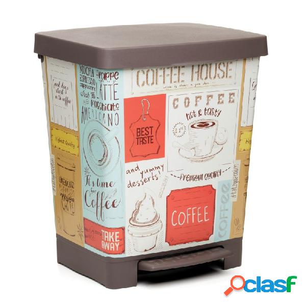 Cubo de basura 23L Tatay Cubik Deco Vintage